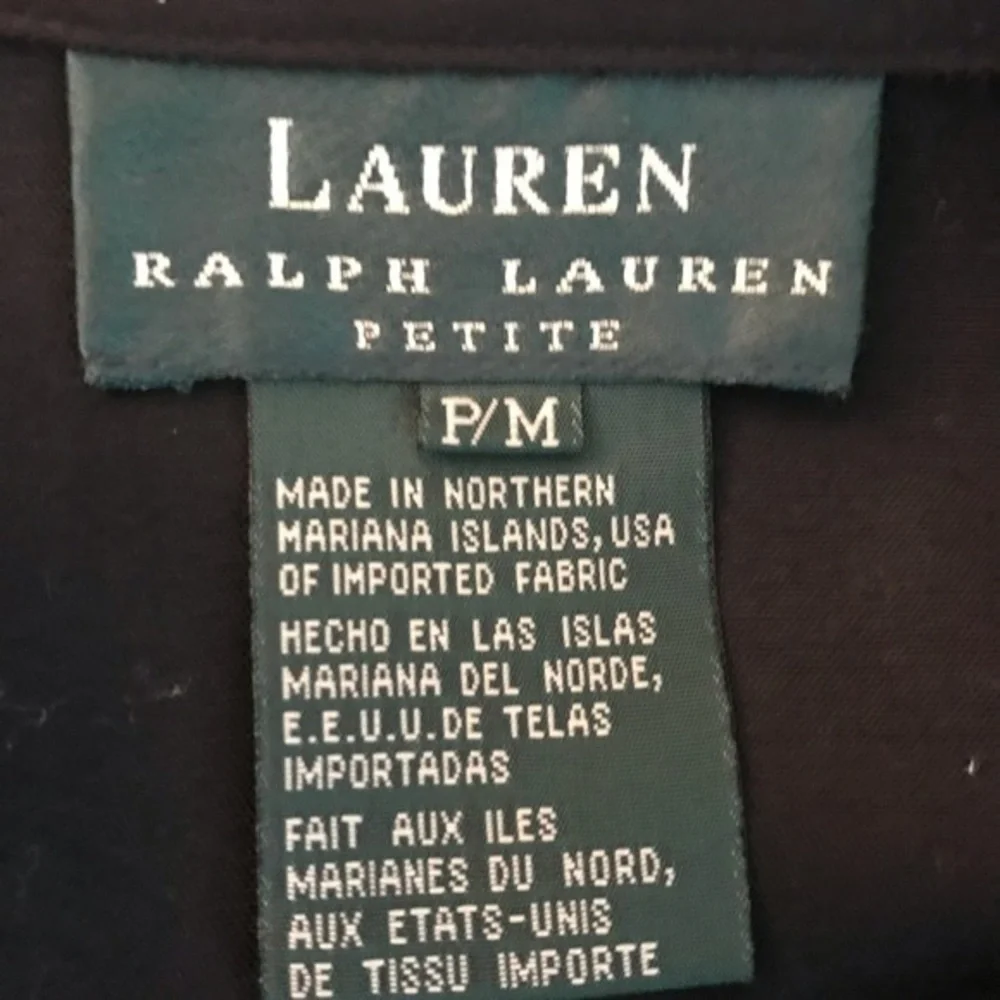 Ralph Lauren Black Buttoned Blazer - Picture 4 of 5
